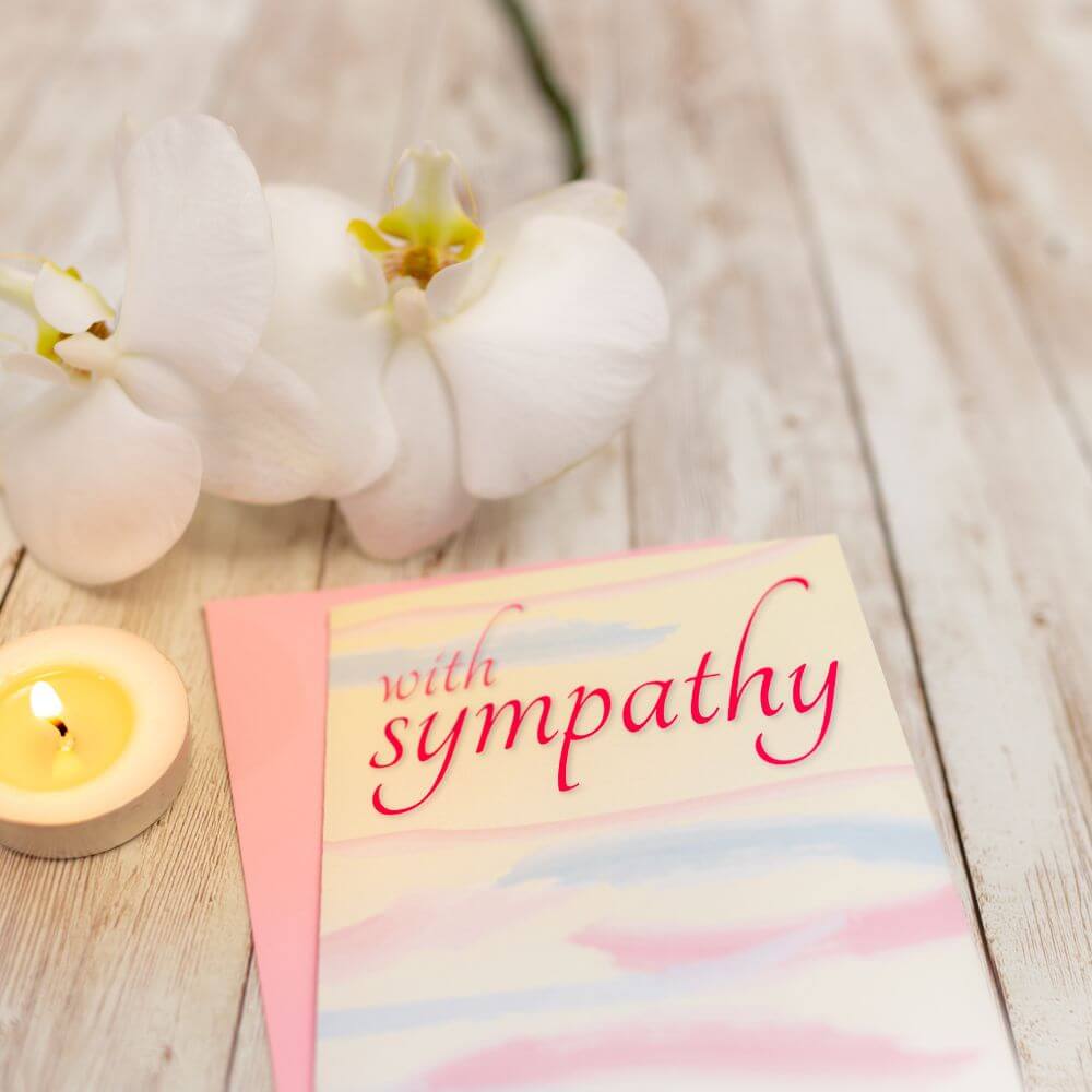 10 Message ideas for expressing your condolences when sending Sympathy or Funeral Flowers by Adele Rae Florists