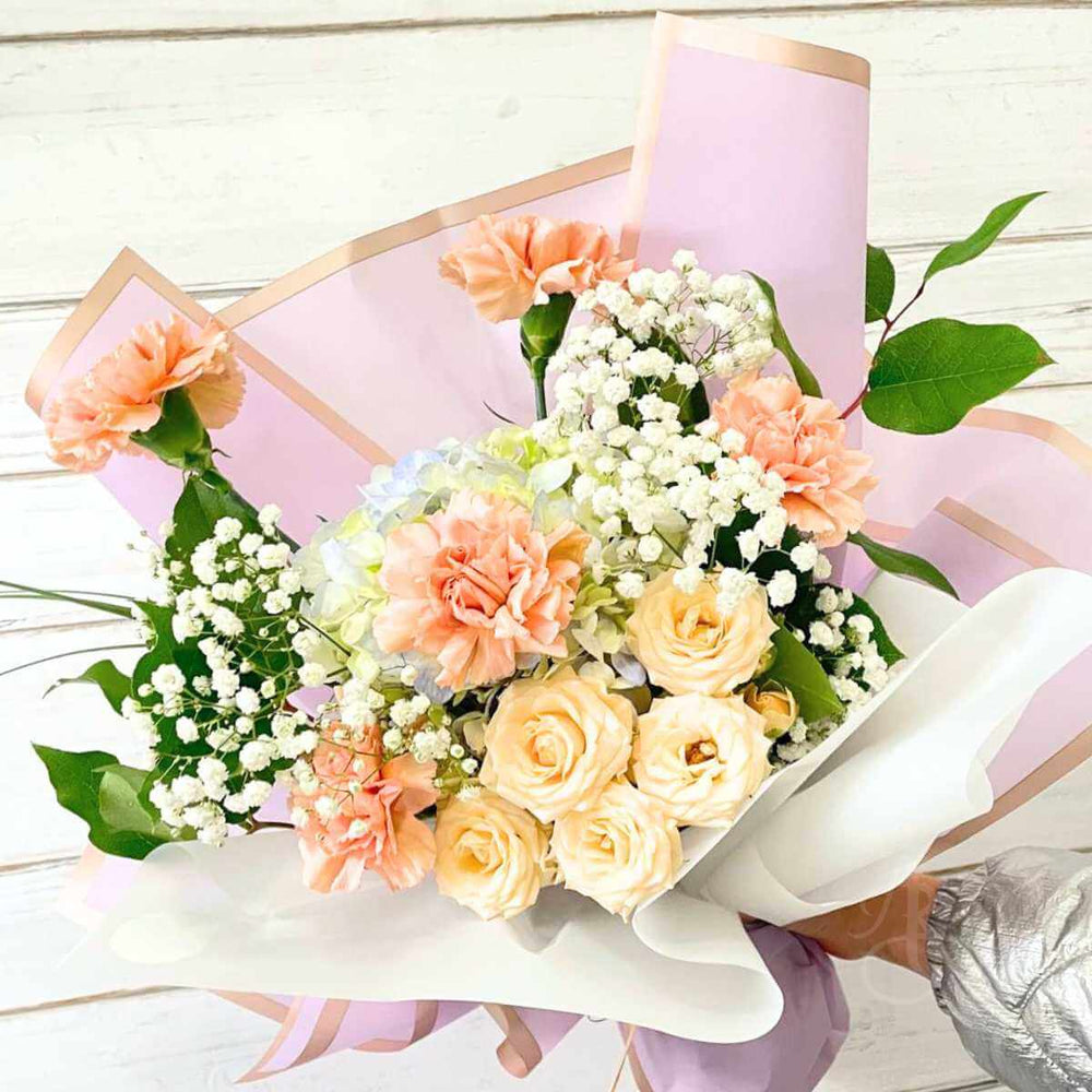 Beautiful birthday flower bouquet for Mom from Coquitlam flowers Adele Rae Florists