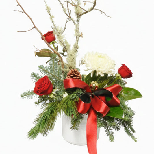 Composition florale « Joie de Noël » (AR2648)