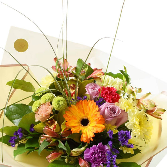 Colourful bouquet for illness in Vancouver by Adele Rae florists