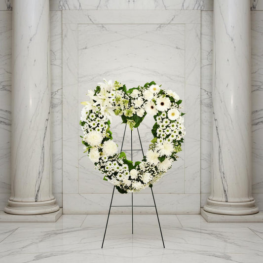 Guardian Angel Funeral Heart (AR2364)