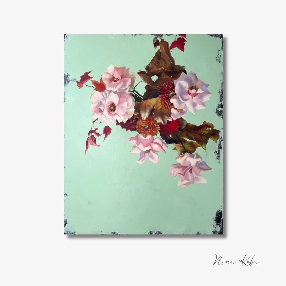 Un aperçu de l'automne | Peinture à l'huile originale de l'artiste vancouvéroise Nina Koba