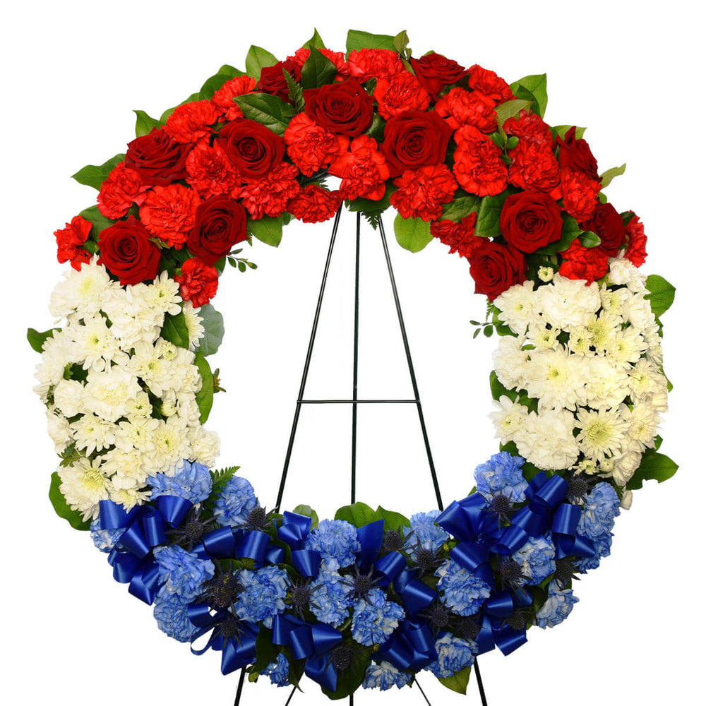 Croatian Funeral Flower Wreath Burnaby Delivery | Adele Rae