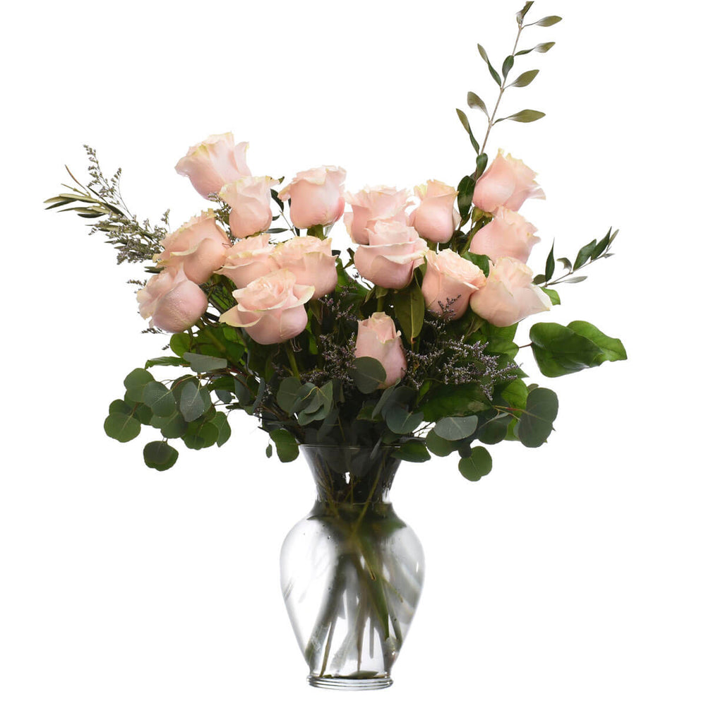 Pink Roses Flower Arrangement Delivery | Adele Rae