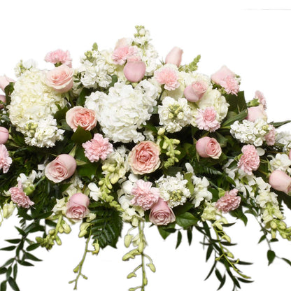 Serene Farewell Casket Spray Arrangement ( AR2276)