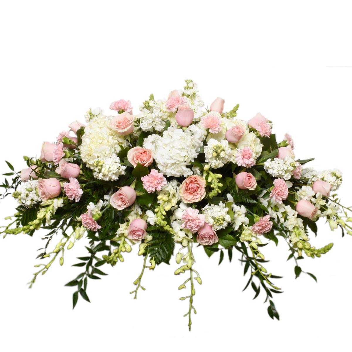 Serene Farewell Casket Spray Arrangement ( AR2276)