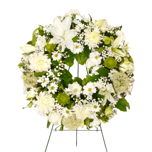 Compact Gentle Tribute Wreath 16-inch (AR2668)
