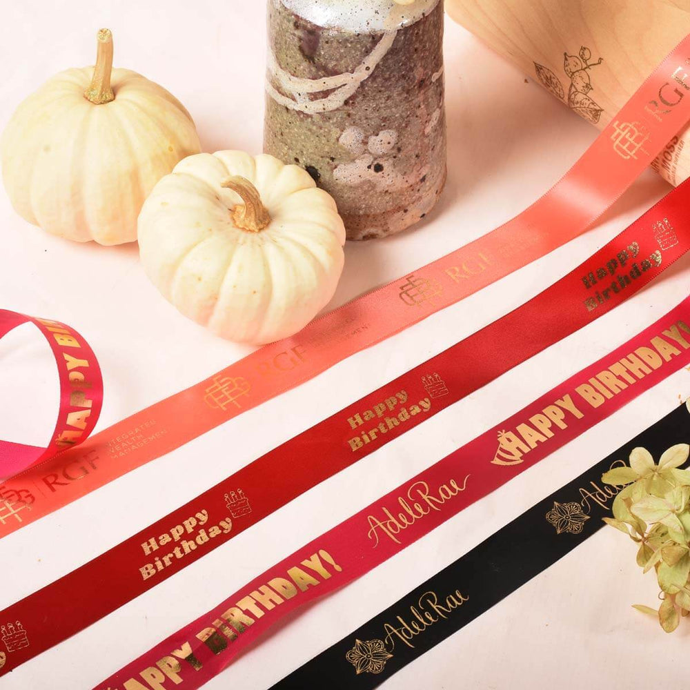 Personalized printed ribbons in Vancouver BC by Adele Rae Florist ...