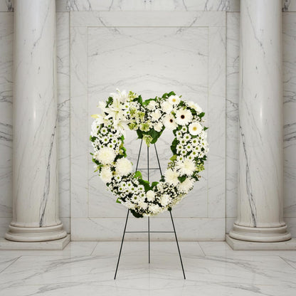 Guardian Angel Funeral Heart (AR2364)