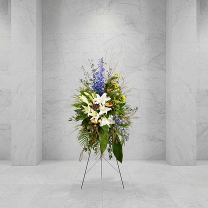 Rainforest Tribute Funeral Standing Spray (AR4094)