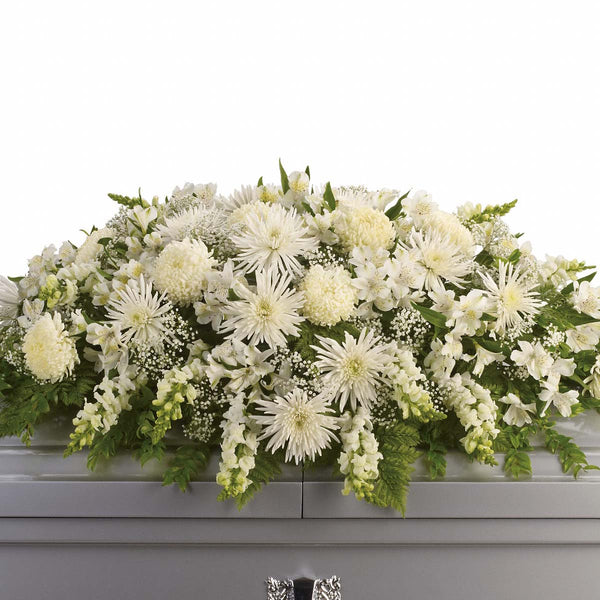 Enduring Light Coffin Flower Arrangement (AR2640)