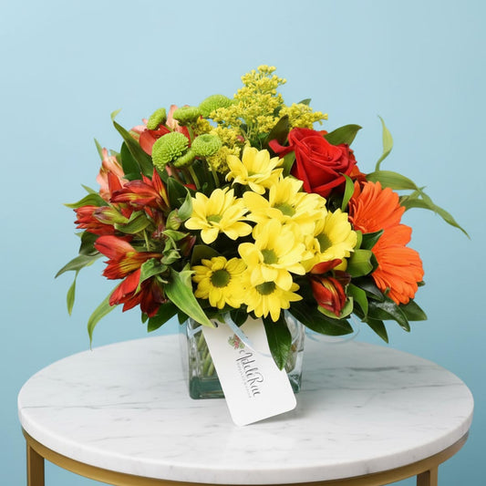 Fiesta Cube Floral Arrangement (AR1206)