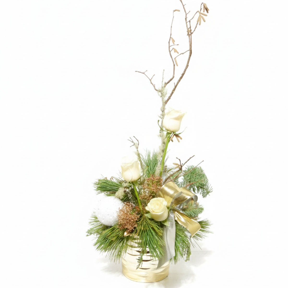 Arrangement de Noël doré (AR2647)