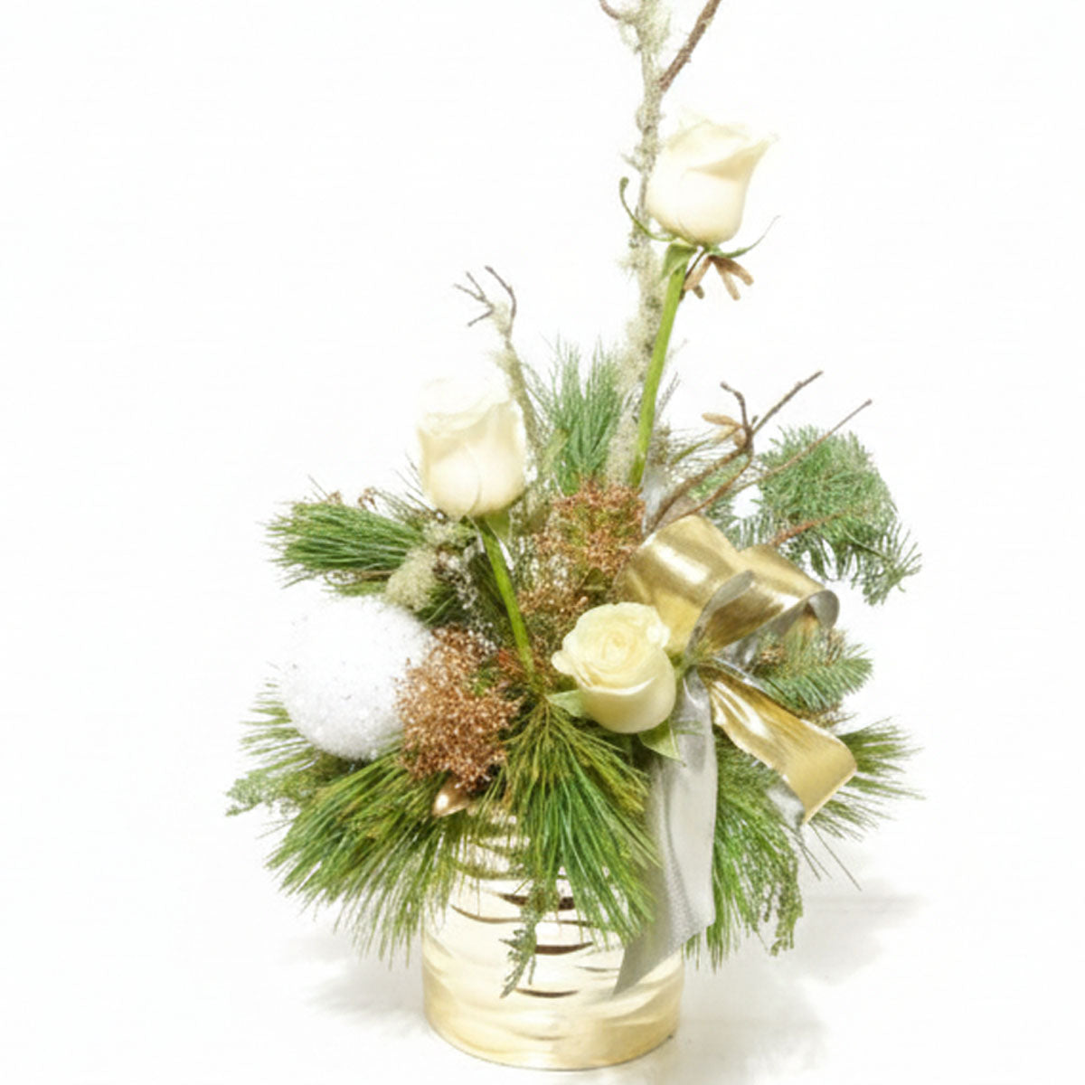 Arrangement de Noël doré (AR2647)
