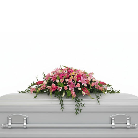 Shades of Pink Casket Spray (AR1519)