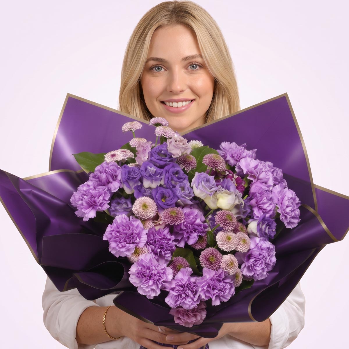 The Purple Velvet Bouquet (AR2675)