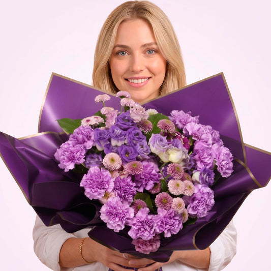 The Purple Velvet Bouquet (AR2675)