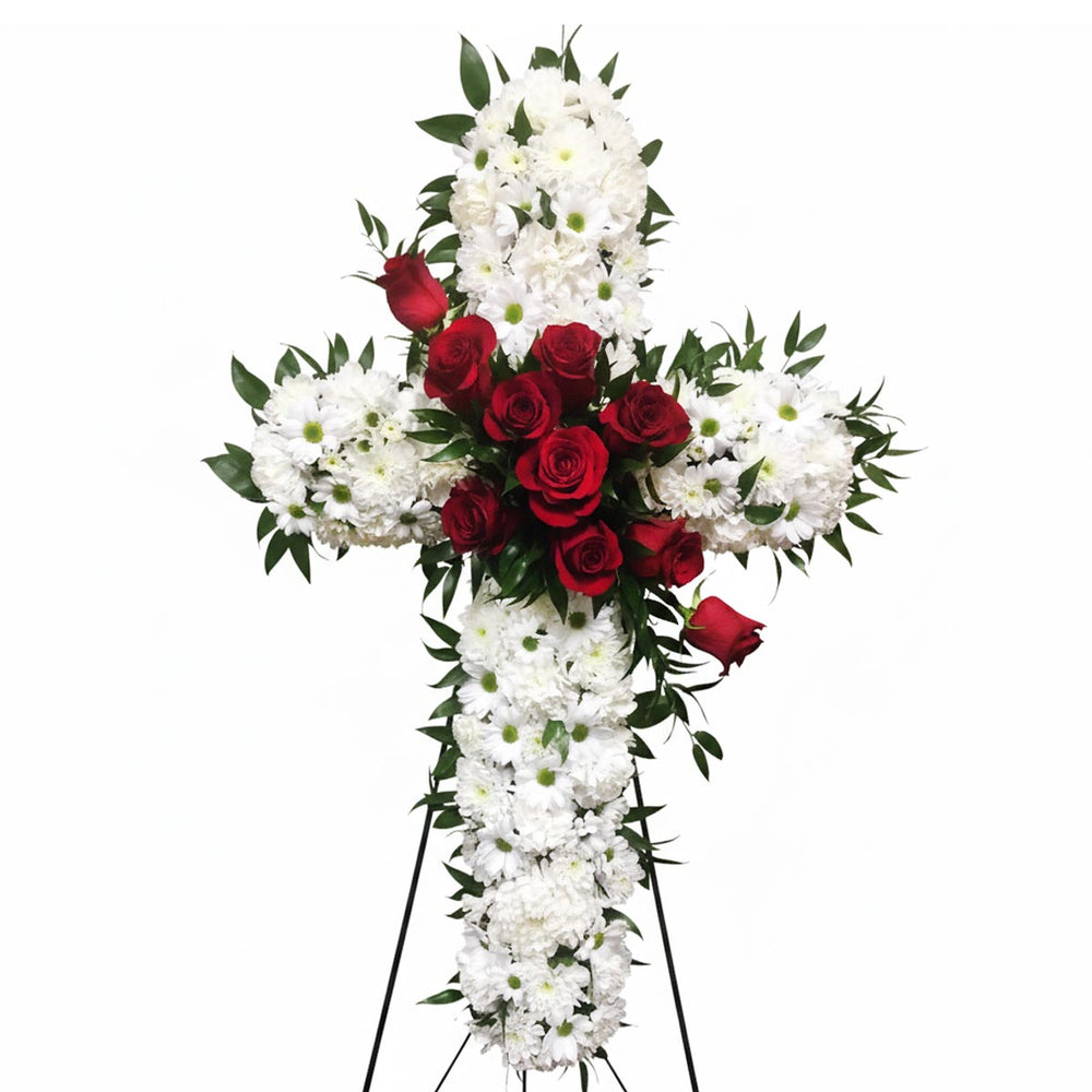 Forever Cherished Funeral Cross (AR1601)