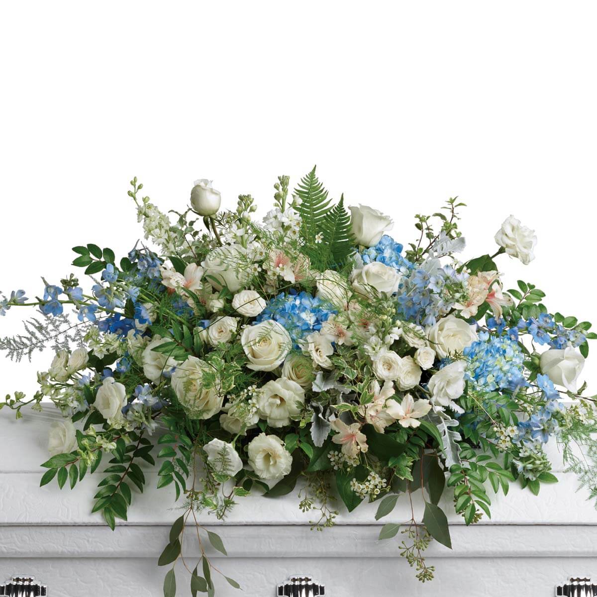 The Tender Remembrance Coffin Flower Arrangement (T283-6b)