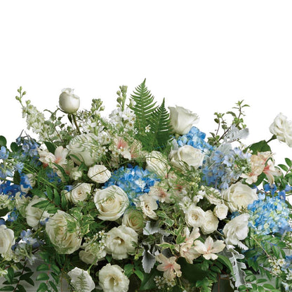 The Tender Remembrance Coffin Flower Arrangement (T283-6b)