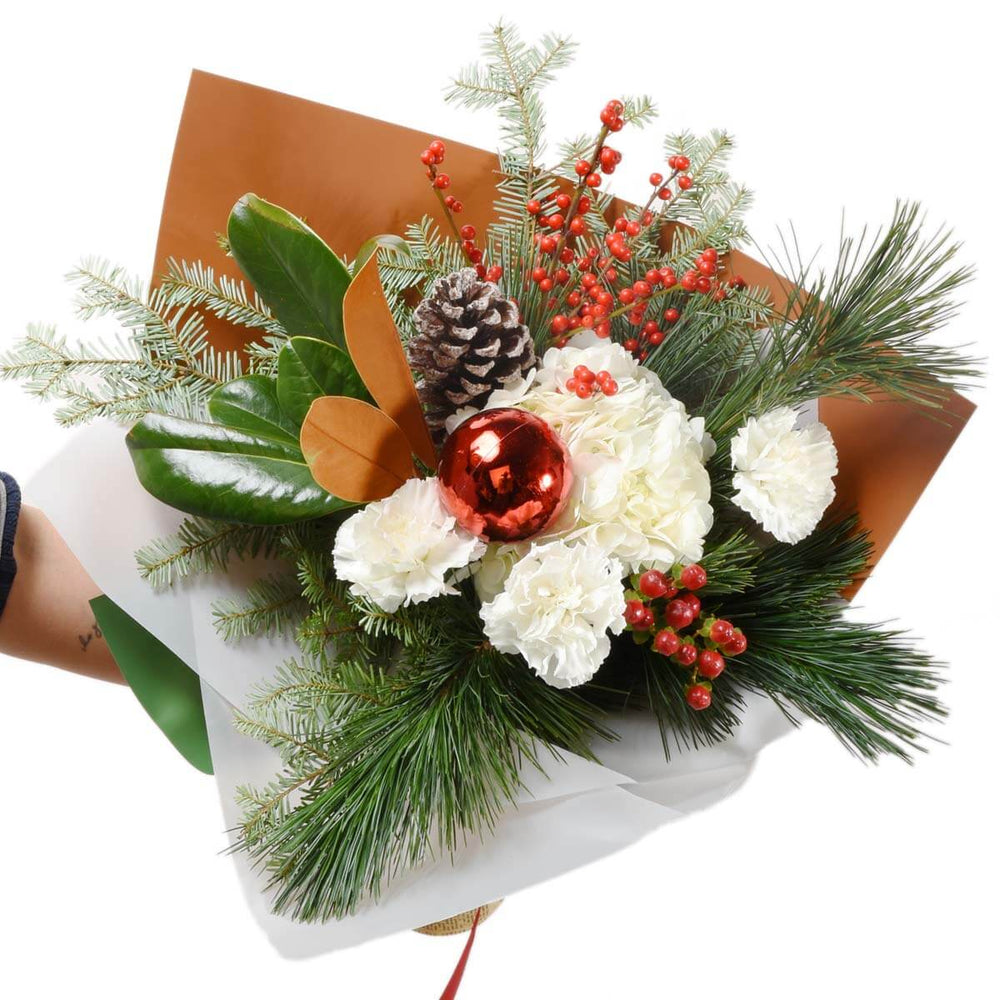 Christmas flower bouquet 