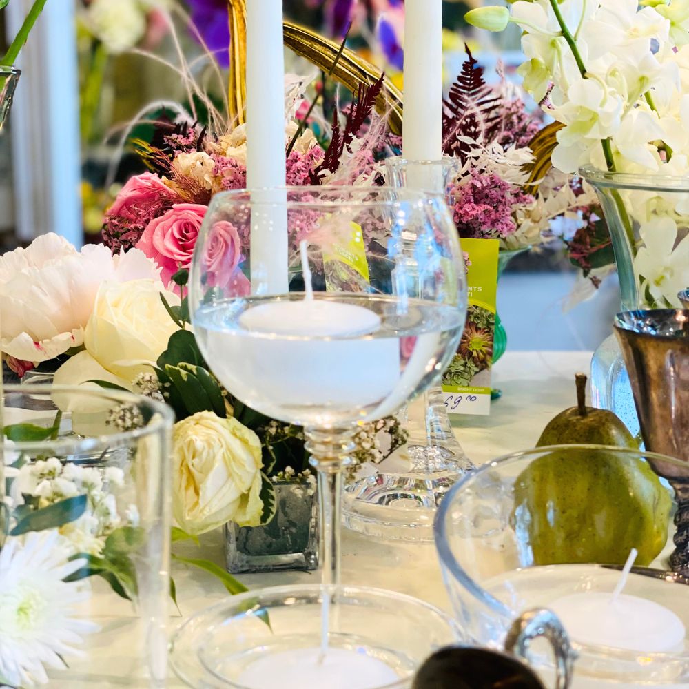 Wedding decor set up by Burnaby flower shop Adele Rae Florist