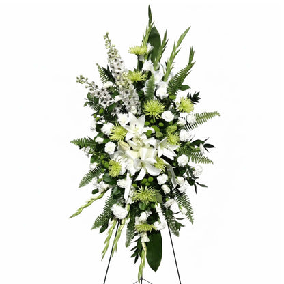 Peaceful Terrace Funeral Standing Spray (AR1343)