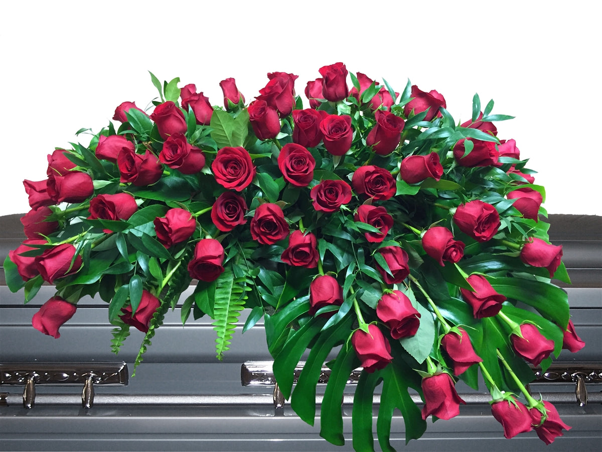 In Great Love Casket Spray (AR1227)