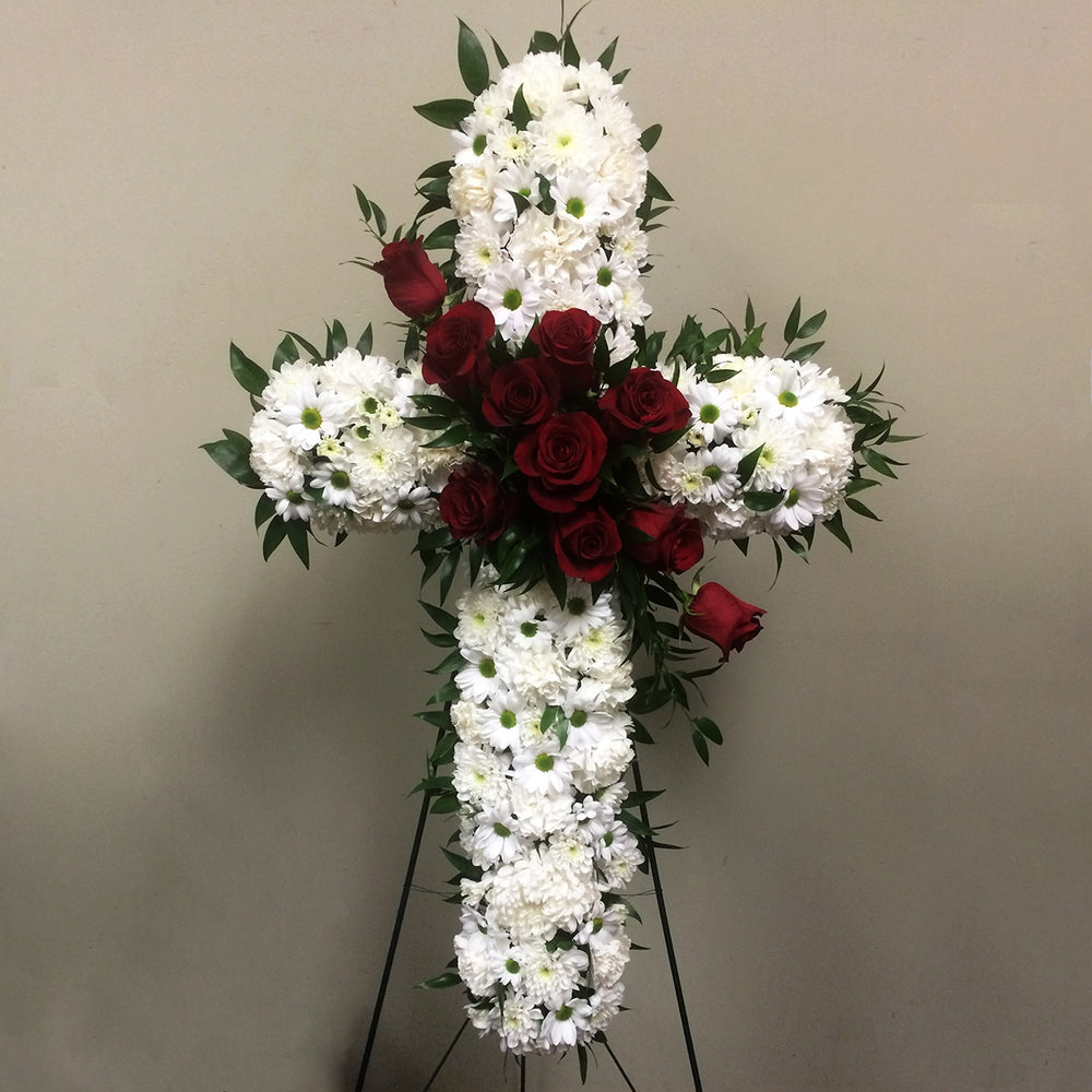 Forever Cherished Funeral Cross (AR1601)