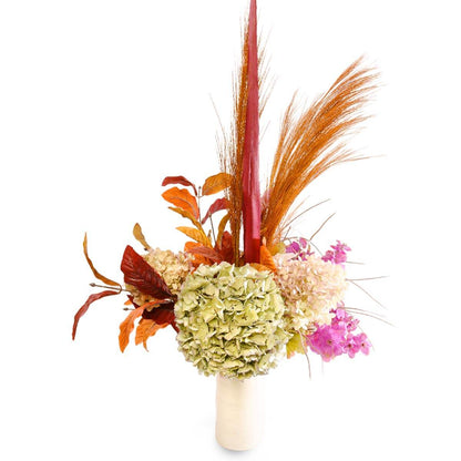 卡蜜兒 - 乾燥花和絲花插花 (SK1001)