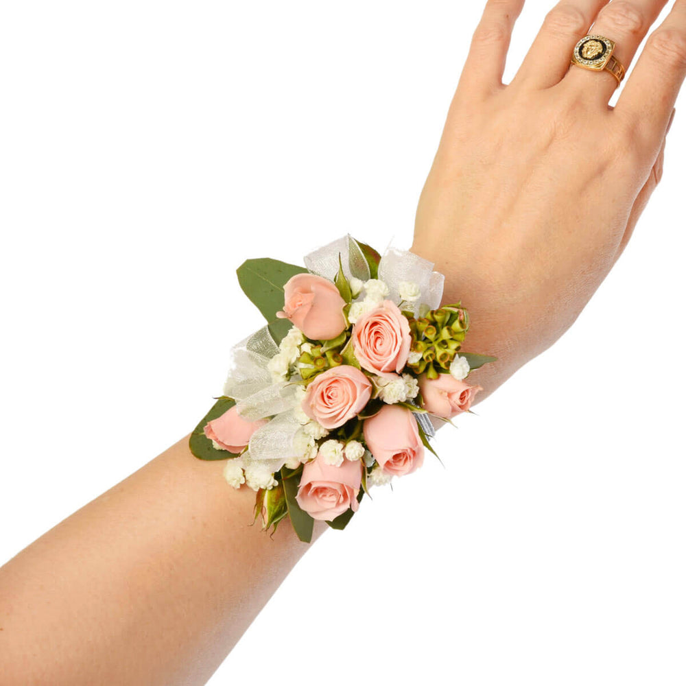 Beautiful and elegant corsage for a prom or graduation | Vancouver & Burnaby Florist Adele Rae