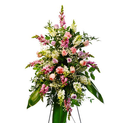 Funeral Standing sprays on Easels | Vancouver BC | Adele Rae