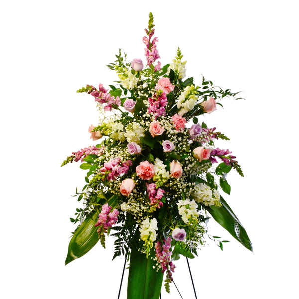 Funeral Standing sprays on Easels | Vancouver BC | Adele Rae