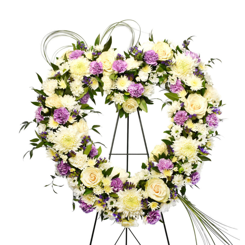 Funeral Flower Heart Coquitlam BC | Adele Rae funeral florist 