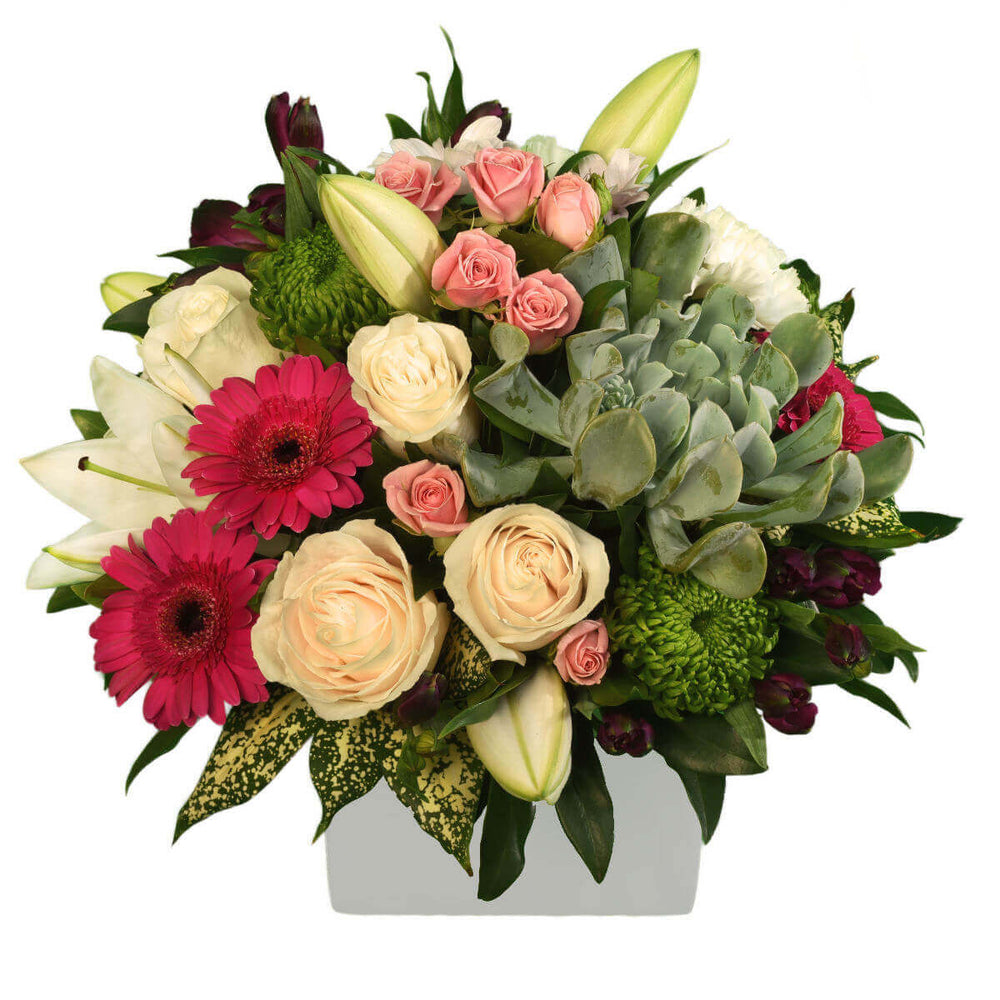 Elegant Birthday Flower Arrangement | Burnaby BC Canada Delivery